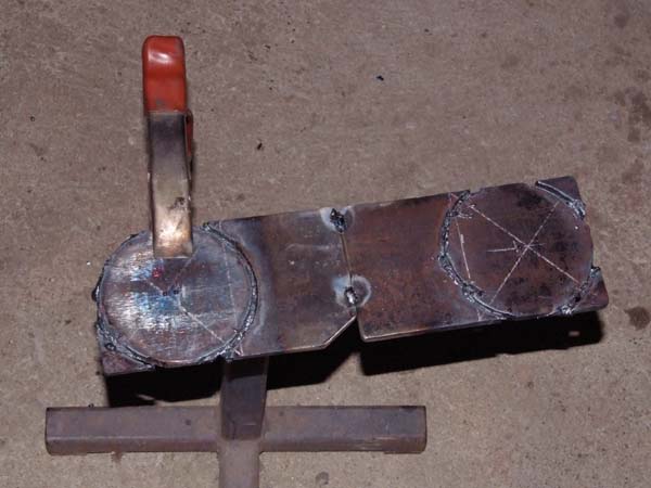 The begiinning, cutting of the drive plates out of MS plate with Oxy torch